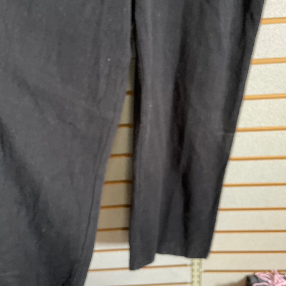 Double Zero Black Sleeveless V-Neck Wide Leg Jumpsuit Womens Medium Relaxed Fit - Picture 2 of 5